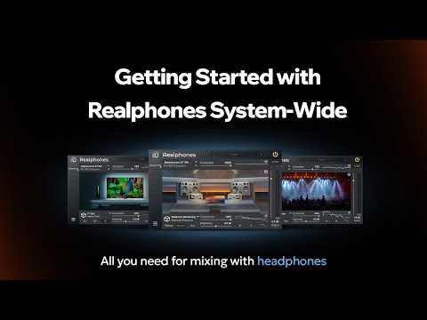Video instruction Getting Started with Realphones System-Wide