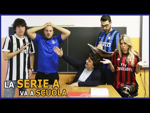 LA SERIE A VA A SCUOLA - PRIMO QUADRIMESTRE 2017