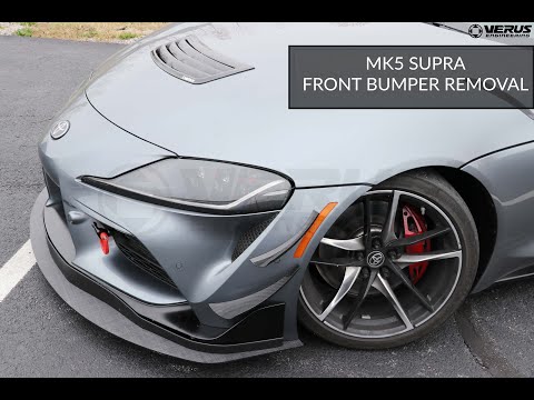 MK5 Toyota Supra Front Bumper Removal
