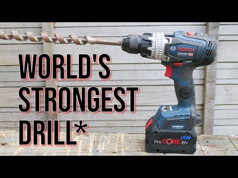 How good is the Bosch World's Strongest Drill? First Cordless Drill with Angle Settings!