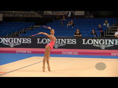 Dora VASS (HUN) 2015 Rhythmic Worlds Stuttgart - Qualifications Clubs