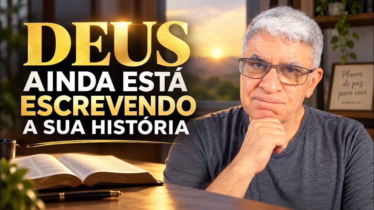 DEUS AINDA ESTÁ ESCREVENDO A SUA HISTÓRIA 