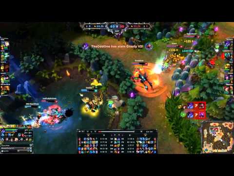 TheOddOne - Khazix - Great Baron steal and Pentakill - NA SoloQ - Season 2014 - League of Legends