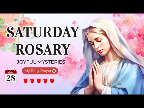 THE ROSARY TODAY❣️JOYFUL  MYSTERIES❣️OCTOBER 28, 2023 HOLY ROSARY SATURDAY| PRAYER CAN WORK MIRACLES