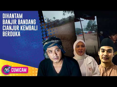 Mencekam, Begini Detik Detik Banjir Bandang Hanyutnya Tenda Pengungsian Korban Gempa Cianjur