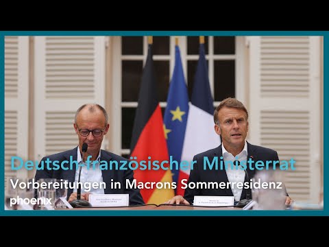 Deutsch-französischer Ministerrat: Statements von Emmanuel Macron und Friedrich Merz