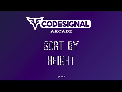12 Sort By Height Codesignal Solutions Javascript Coding 600 Programming Python Javascript