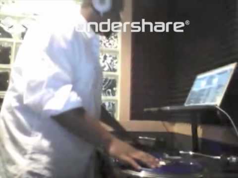 DJ CURT KRE Z GETTING SOME PRACTICE IN AT SKEE 247 RADIO STUDIO IN HOLLYWOOD, CA SEPT 2011