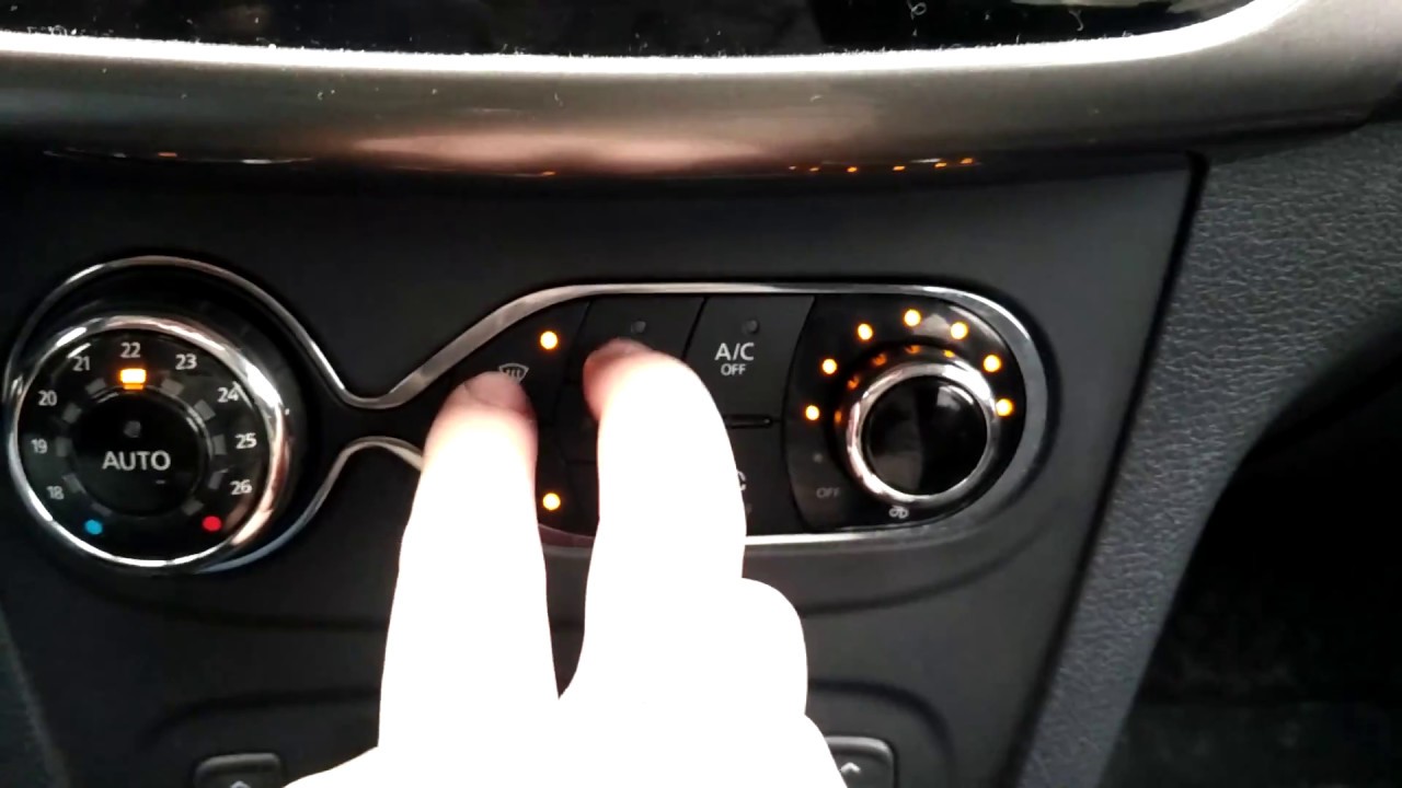 управление кнопками климат контролем рено логан 2