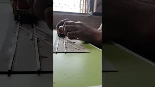 Model Trains Homemade Track Diversion from Matchbox Sticks | #shorts