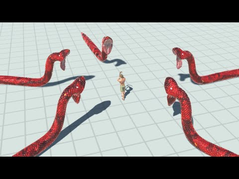 5x TITANOBOA vs EVERY UNIT - Animal Revolt Battle Simulator