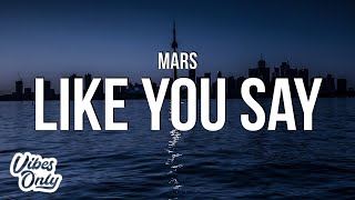 Like You Say Music Video