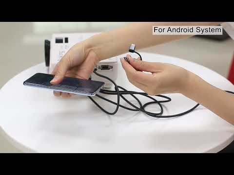 YouTube video about: How to connect android phone to projector via usb?