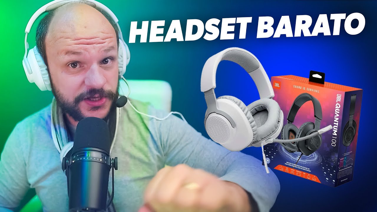 HEADSET CUSTO BENEFÍCIO 2024 ! JBL Quantum 100