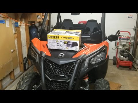 Can Am Maverick Trail/Sport Winch Install