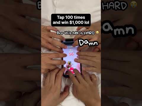 Wake up and win 💸$1,000⁉️ Can you do this? #alarmy #100tapchallenge