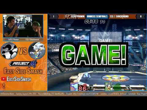 ESS Monthly #15: [ePG] Pikmon (G&W) vs ESS | Shockbound (Sonic) - Winners Semis - Project M