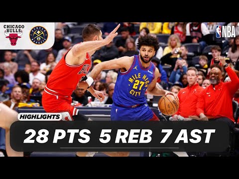 JAMAL MURRAY vs CHICAGO BULLS | 28 PTS - 5 REB - 7 AST - 1 STL | 03-25-2025 Highlights