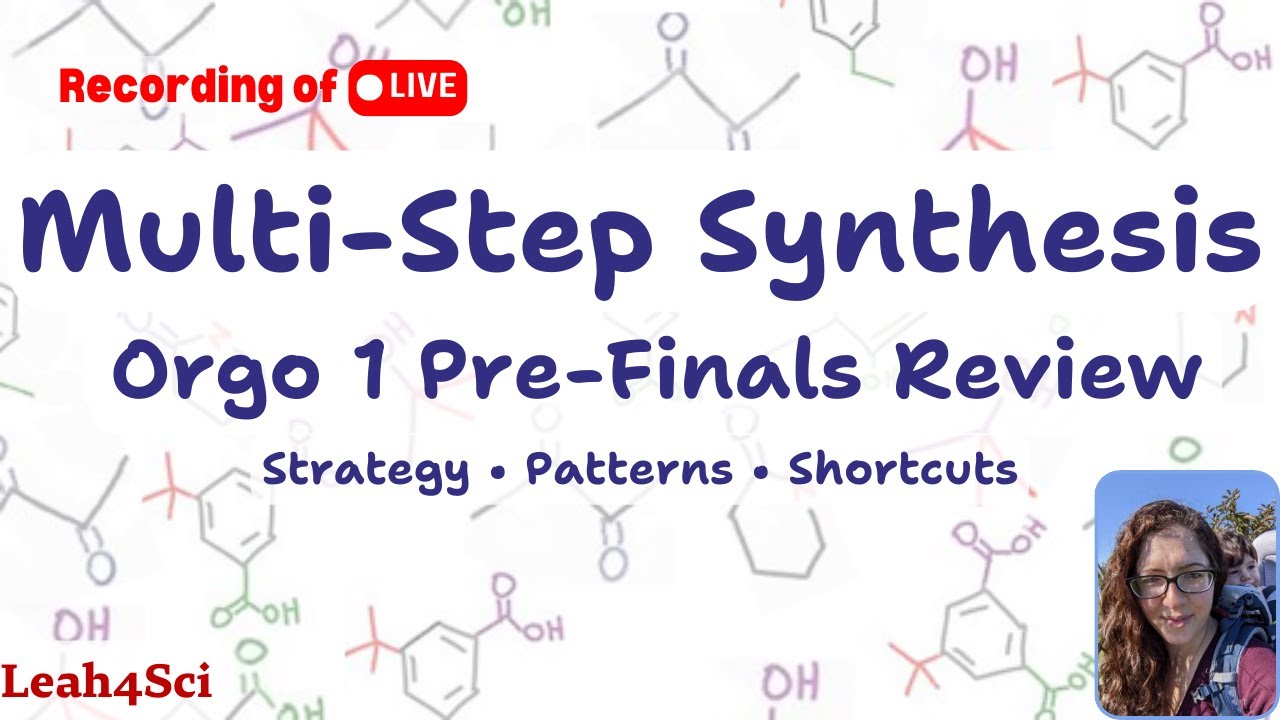 Synthesis & Multi-Step Reaction Pathways (Orgo 1 Pre-Finals Review) [LIVE Recording]