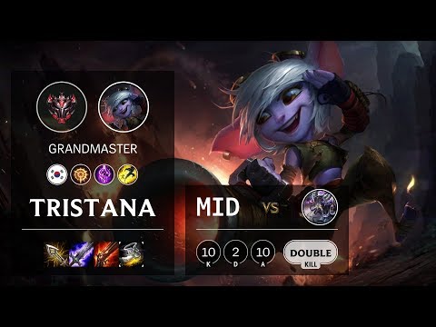 Tristana Mid vs Kassadin - KR Grandmaster Patch 10.8