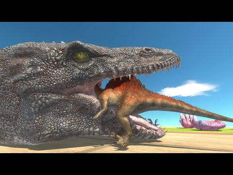 Mega Mosasaurus Feeding Show! - Animal Revolt Battle Simulator
