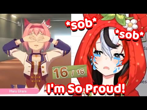 Bae Start Crying After Witnessing Haru Urara Career Ending (Hololive)