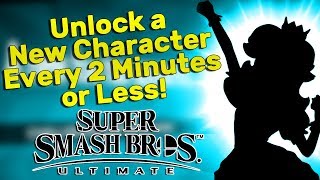 New Character EVERY 2 Mins or Less - Fastest Way to Unlock All Characters in Smash Bros Ultimate