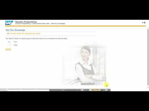 SAP ABAP Training Video Series || Dynamic Programming  TAW 12 (Unit 11)