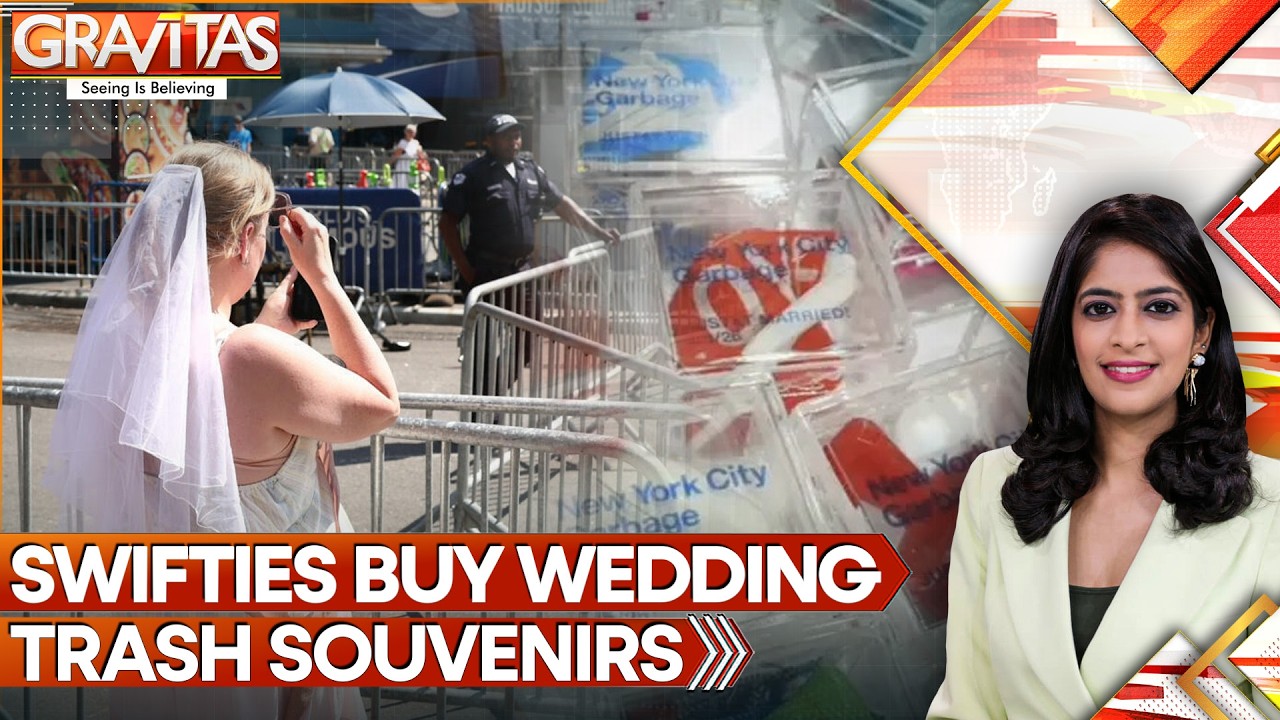 Taylor Swift Wedding Trash Becomes Collectibles | Gravitas | WION News