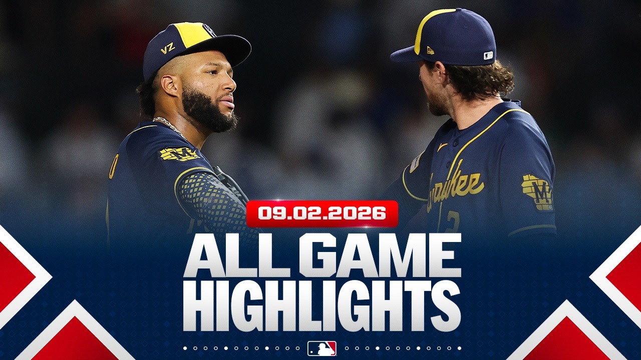 Highlights from ALL GAMES on 9/2 (Jackson Chourio's 4 HITS fuel Brewers, Dylan Cease SHINES & MORE!)