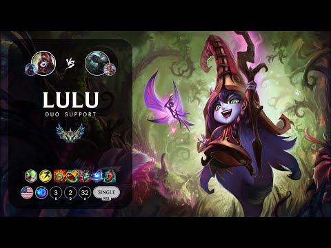 Lulu Support vs Senna - NA Challenger Patch 14.4