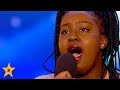 Singer Sarah Ikumu WINS Simon Cowell's GOLDEN BUZZER! | Britain's Got Talent 2017