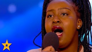 Singer Sarah Ikumu WINS Simon Cowell&#39;s GOLDEN BUZZER! | Britain&#39;s Got Talent 2017