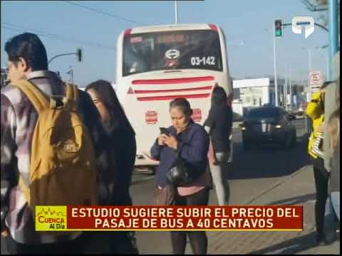 Estudio sugiere subir el precio del pasaje de bus a 40 centavos