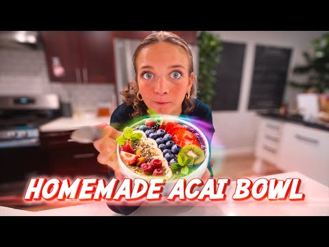How to make Acai Bowl at Home | My First Time