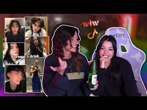 Wir reagieren auf virale WLW-TikToks und trinken jedes Mal, wenn wir uns fremdschämen…