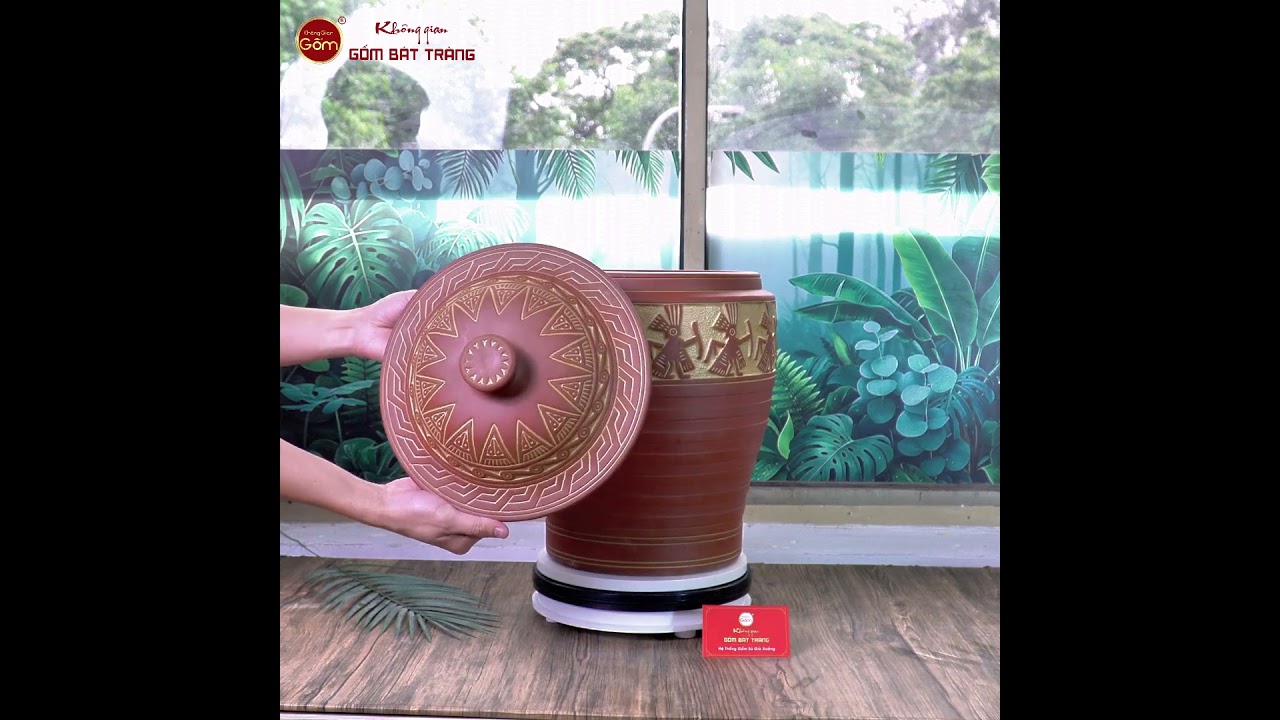 Hũ Gạo Trống Đồng Vàng