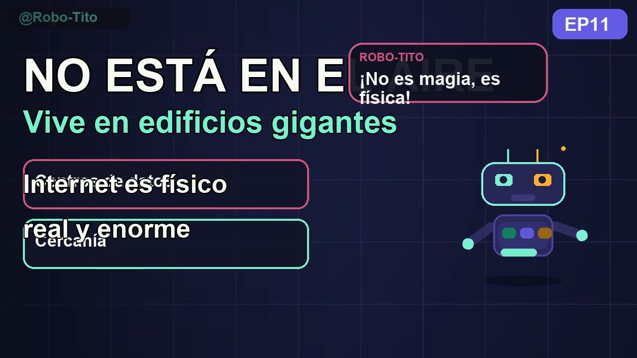 Miniatura del video ¿Cómo funciona Internet? La red que conecta al mundo explicada para niños EP11 de Robo-Tito