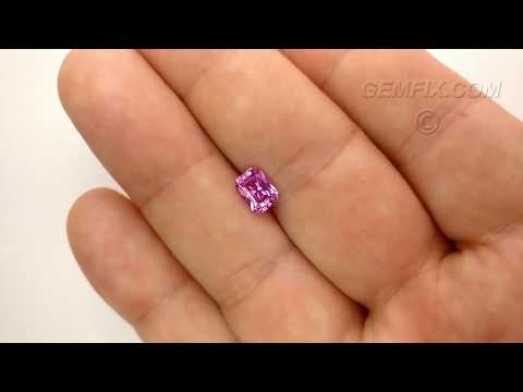 Lilac Pink Natural Sapphire Scissors Radiant Cut | 1.54cts | #13-490