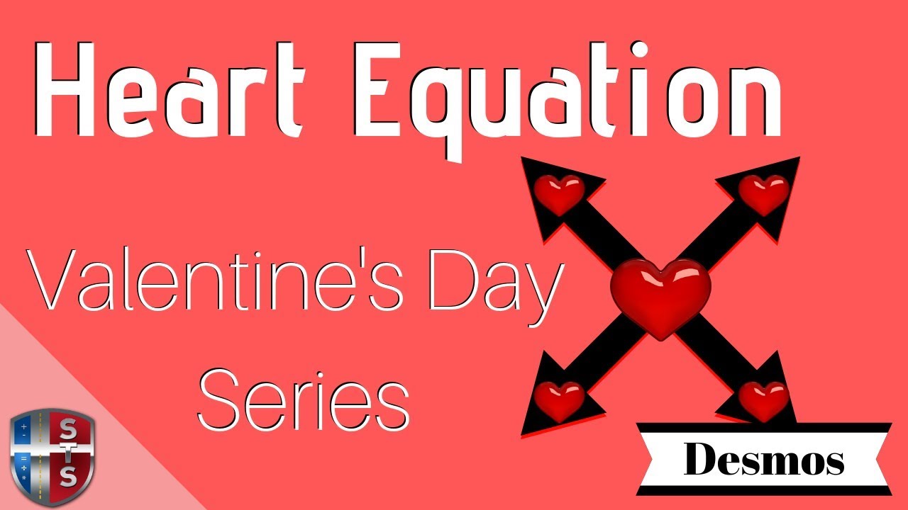 Desmos Art: Valentine's Day Heart Equations using Desmos Part III