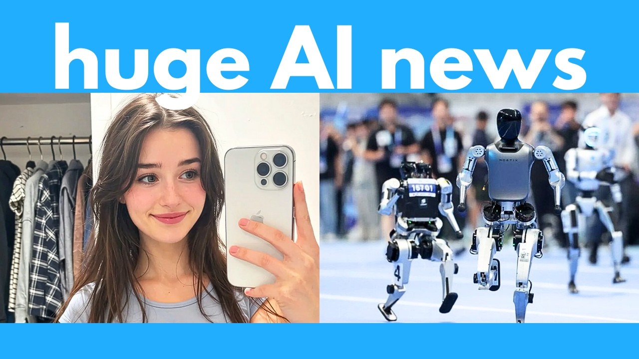AI Matrix is here, extreme deepfakes, realtime AI games, new AI audio sync, robot olympics