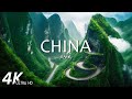 FLYING OVER CHINA (4K Video UHD) - Relaxing Music With Beautiful Nature Scenery For Stress Relief