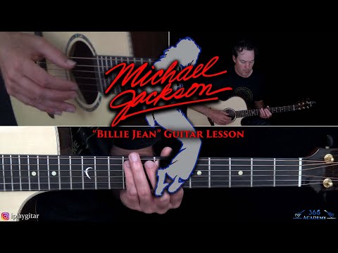 Michael Jackson - Billie Jean Guitar Lesson
