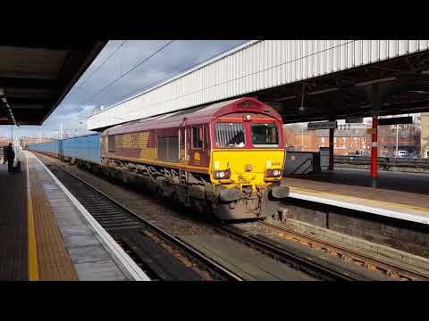 Clagging 66106 On Binliner - 26th January 2019