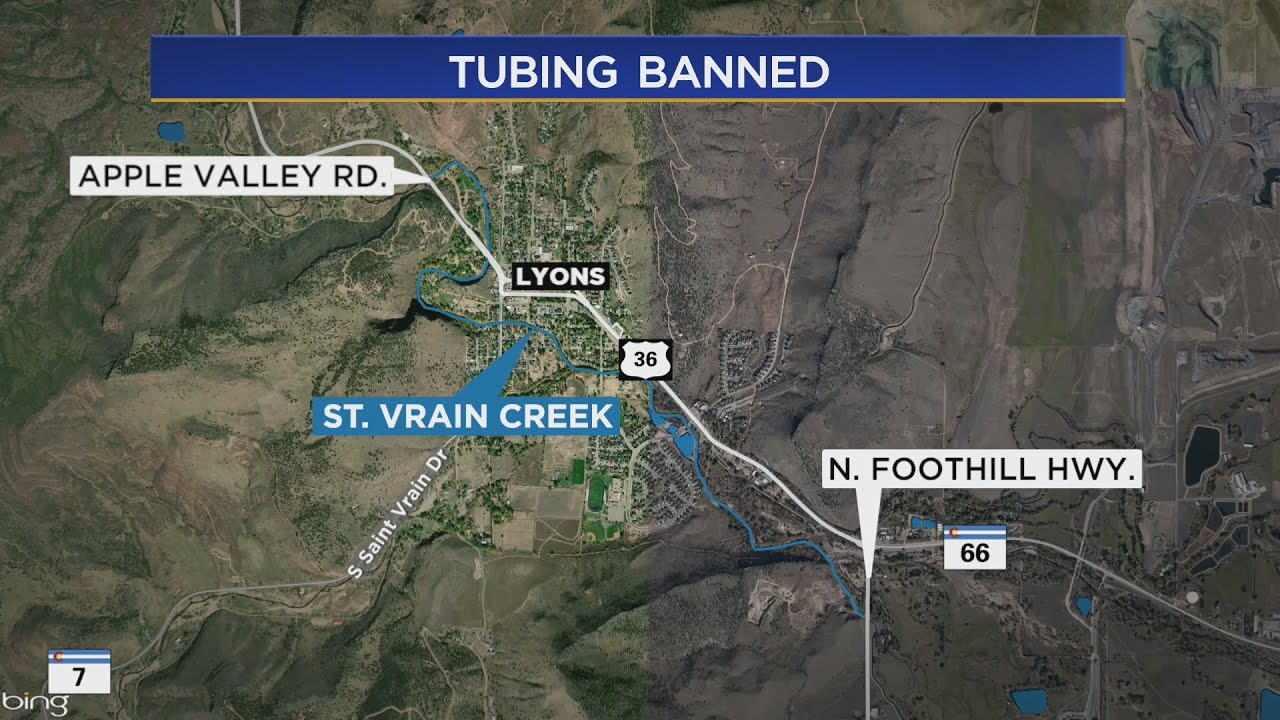 Tubing Banned Along St. Vrain Creek & River