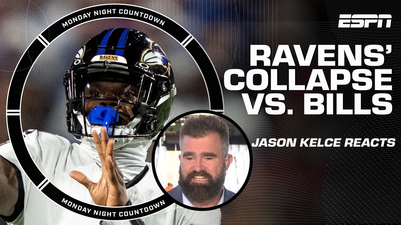 Jason Kelce says Ravens not making Lamar Jackson a threat was MIND-BLOWING | Monday Night Countdown