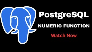 | Data Science | PostgreSQL Tutorial In Hindi | PostgreSQL Function | Numeric Function |