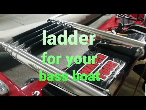 Fish'in Again. Easy DIY ladder, for your bass boat