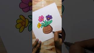 Download lagu 'Ek pyara sa flower pot... Kaisa laga? 🎨 #art #coloring #shorts mp3