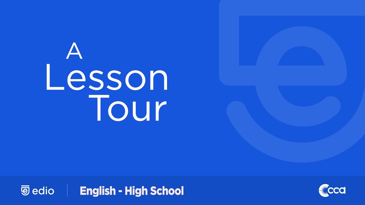 CCA Lesson Tour: English - High School